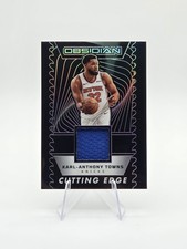 Karl-Anthony Towns 2024-25 Panini Obsidian Cutting Edge Patch SP #/249 #CE-KAT