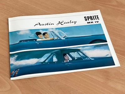 AUSTIN HEALEY Sprite Mk. IV Roadster, Prospekt, ca. 1968, 8 Seiten, deutsch,RAR!