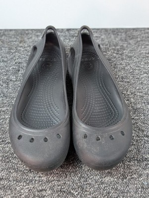 Crocs Kadee Ballet Flats Women's Size 8 Black Casual Comfort Slip On Shoes