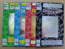 Spider-Man 30th Anniversary Hologram Amazing 365 Web Of 90 1992 (4)