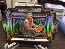 2020-21 Panini Obsidian Eclipse Electric Etch Orange /35 Kyle Lowry #39