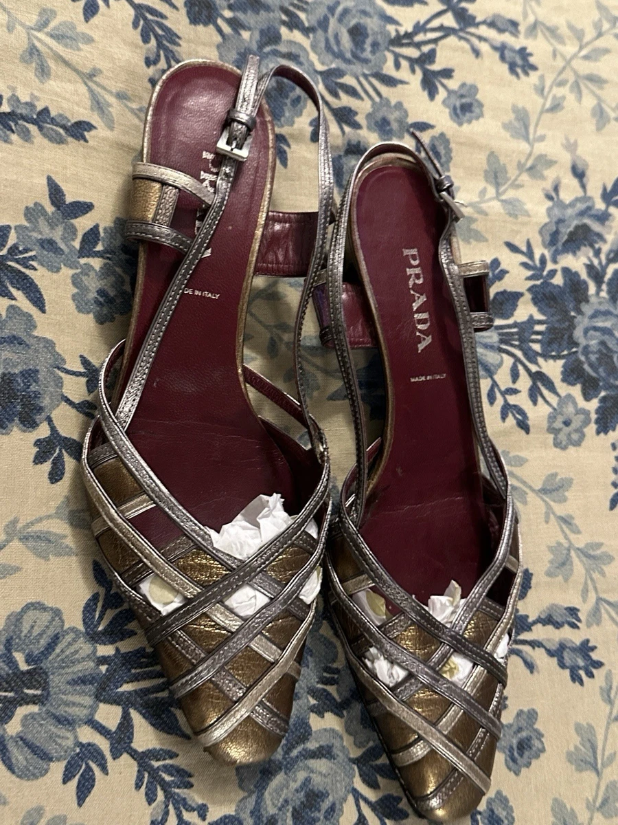 PRADA M Low (1-1.9 in) Heel Height Heels for Women for sale | eBay
