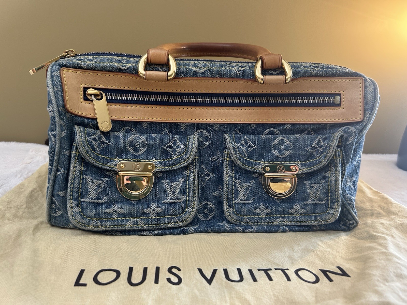 Louis Vuitton Monogram Denim Neo Speedy Bag