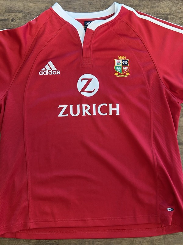2005 British and Irish Lions Tour to New Zealand Long Sleeve Rugby Shirt XL