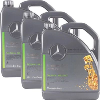 OE MB 3x5L ORIGINAL MOTORÖL 5W-30 geeignet für MERCEDES-BENZ 229.52 A000989700613ABDE