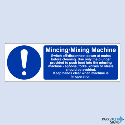 Mincing / Mixing Machine Catering Sign | eBay UK