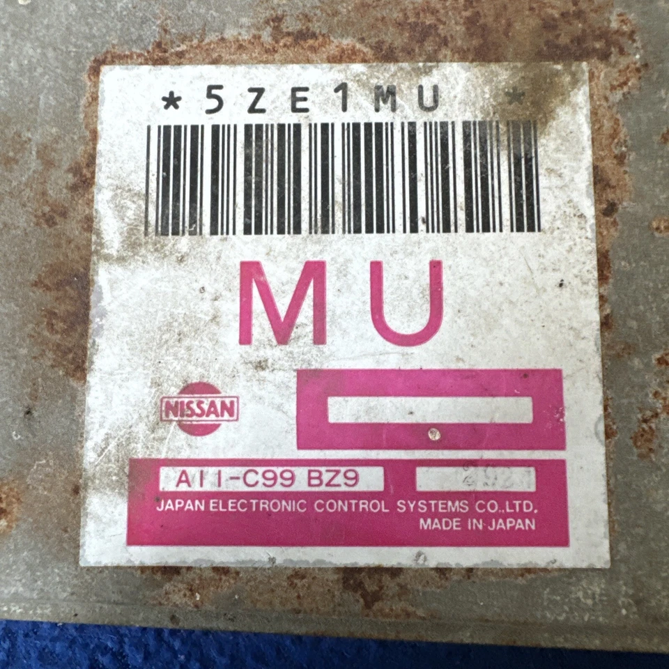 Computadora motor Nissan NX-2000 1991 1992 (1993) OEM ECM A11-C99 BZ9 Foto 2 de 4