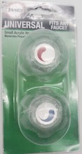 Danco Acrylic Small Clear Universal Handles with Adapters 80010 FOR PARTS