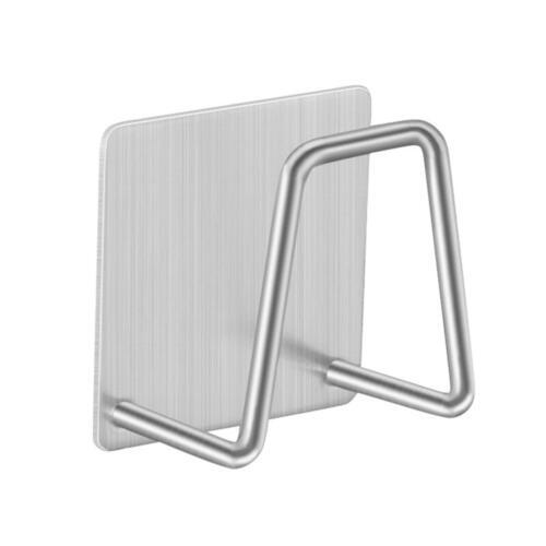 1-3x Kitchen Steel Sink Sponges Holder Self Adhesive Drying Rack5 Drain P3A3 - Picture 13 of 15