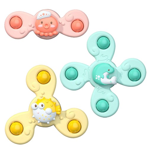 Suction Cup Spinner Toys Simple Fidget Toy Stress Relief Sensory Spinning Toys