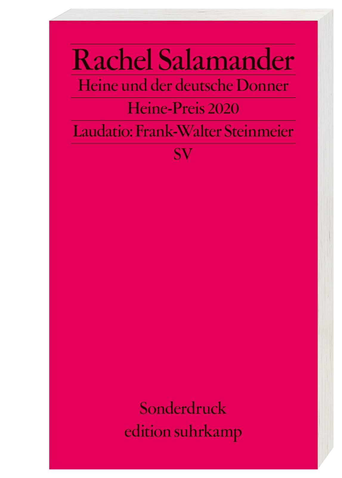 Thumbnail - Heine Und Der Deutsche Donner Rachel Salamander