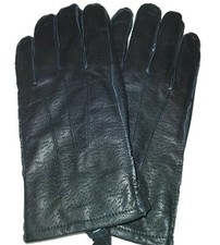 Men's Seattle Leather Gloves, Black, M/L