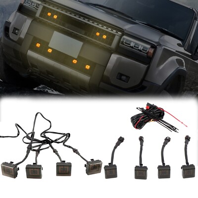for Toyota Land Cruiser 2024-2026 Front Grille LED Marker Lights