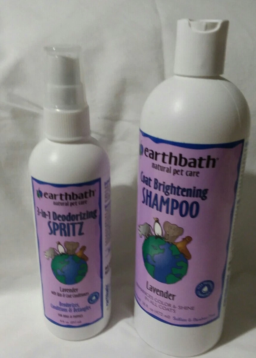 Earthbath Coat Brightening Shampoo 16 fl. oz Lavender 3n1