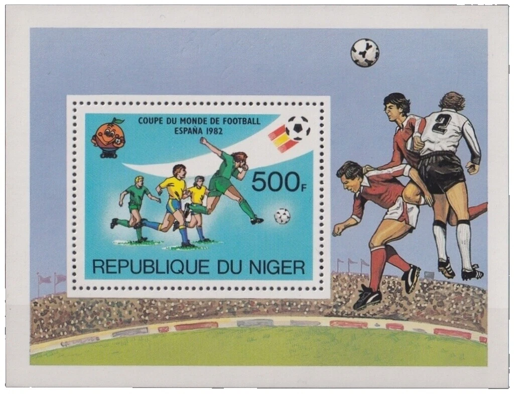 Nigerien Used Sports Postal Stamps