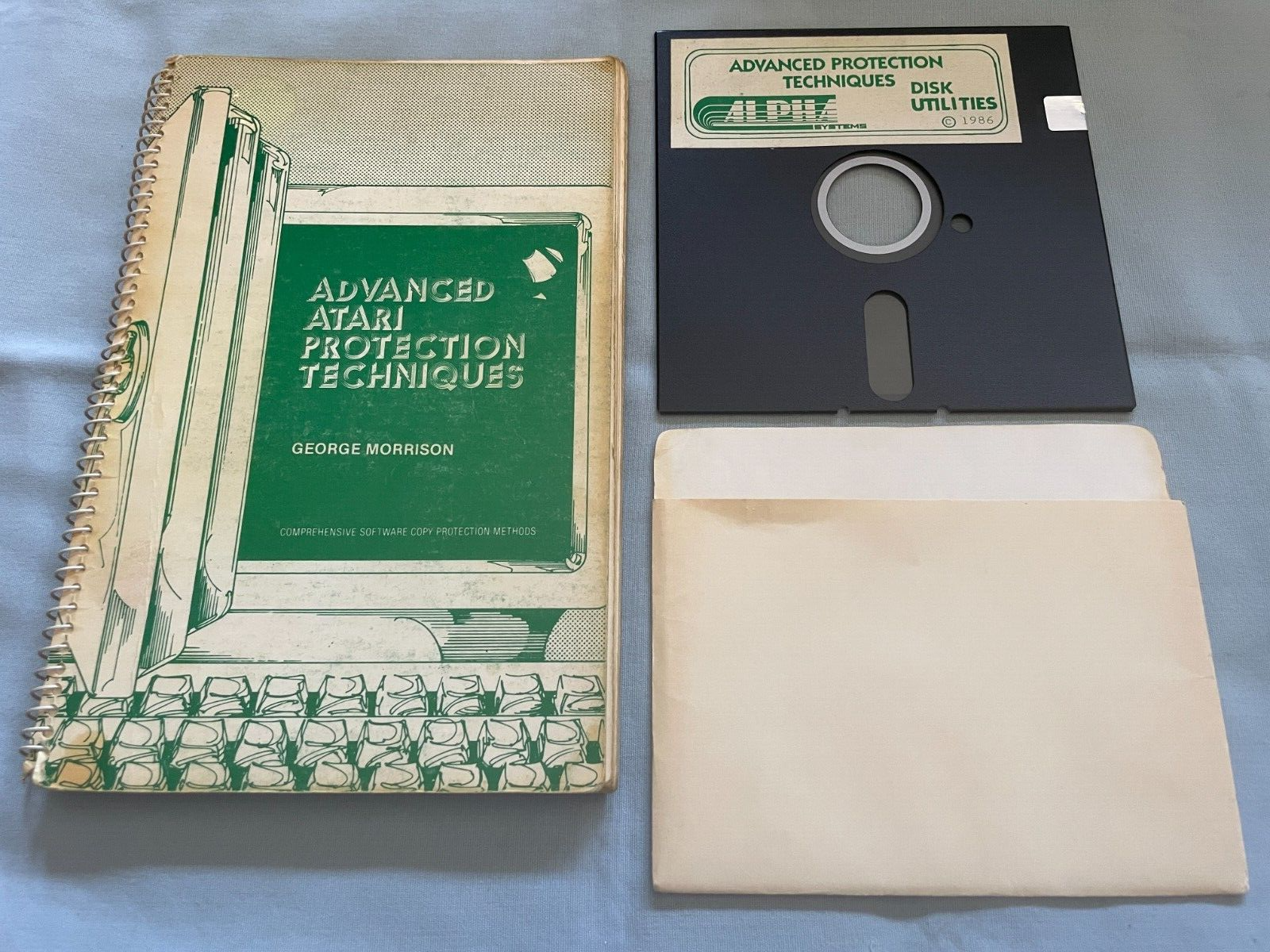 ADVANCED PROTECTION TECHNIQUES Atari 400/800 Computer Software Disk ...