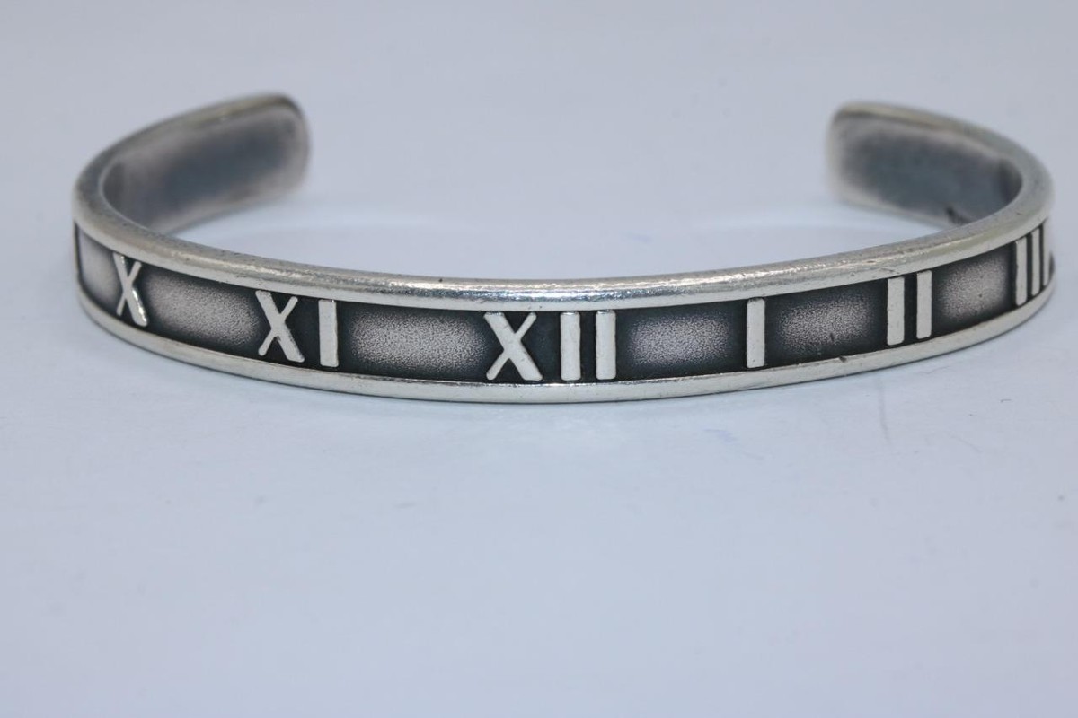 アクセサリー 1995 Tiffany & Co. combination bracelet Tiffany & Co. 18K & SS Two-Tone Atlas Bar Link 1995 Bracelet