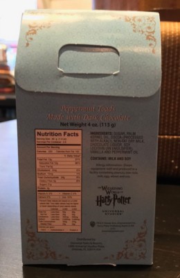 Universal Studios Harry Potter Peppermint Toads Dark Chocolate Candy (Set  of 2)