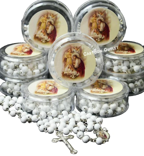 12 FIRST COMMUNION ROSARY GIRL PARTY FAVORS PRIMERA COMUNION ROSARIO RECUERDOS