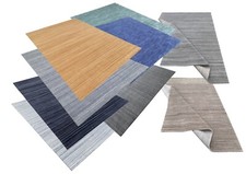 Handwoven Rug For Outdoor And Indoor Eco-Friendly PET Yarn Solid Color