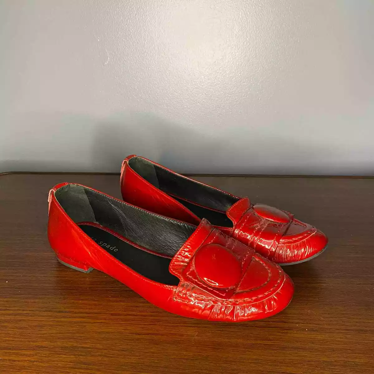 Kate spade hotsell red loafers
