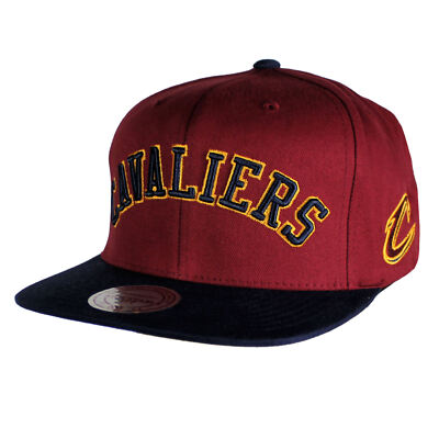 Basecap CAVALIERS Wordmark burgundy Snapback Mütze Cap weinrot M&N