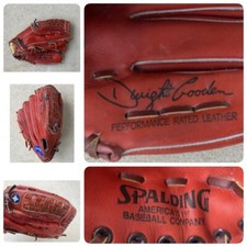Vtg SPALDING Competition  Series DWIGHT DOC GOODEN Baseball Glove Mitt 42-625