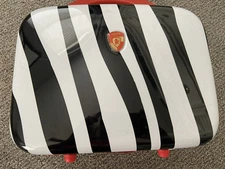Heys Makeup Case Hard Shell Hot Zebra Animal Print Carry On Travel RARE READ