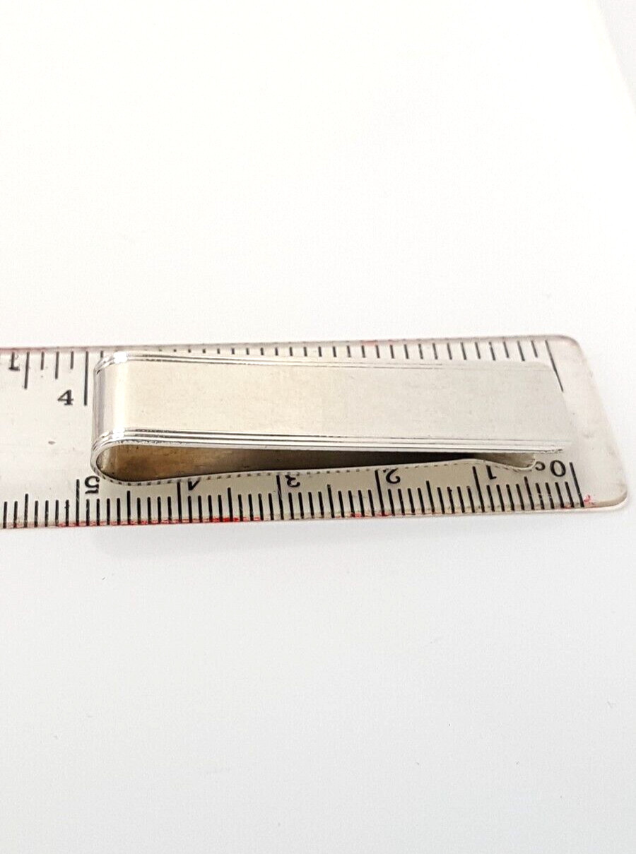 Fully UK Hallmarked Solid Silver Money Clip 925 S… - image 23