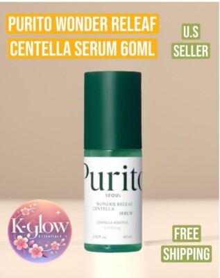 PURITO Seoul Wonder Releaf Centella Serum (60ml) Authentic & Trusted U.S. Seller