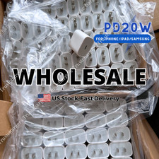 Bulk Lot PD 20W USB-C Wall Charger Power Adapter Type C For iPhone iPad Android