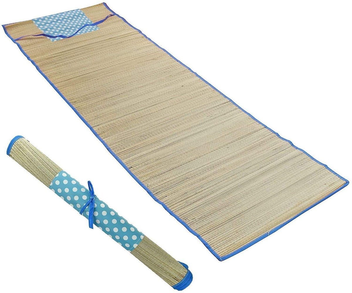Straw Beach Mat Roll Up Mat Lightweight Travel Picnic Holiday