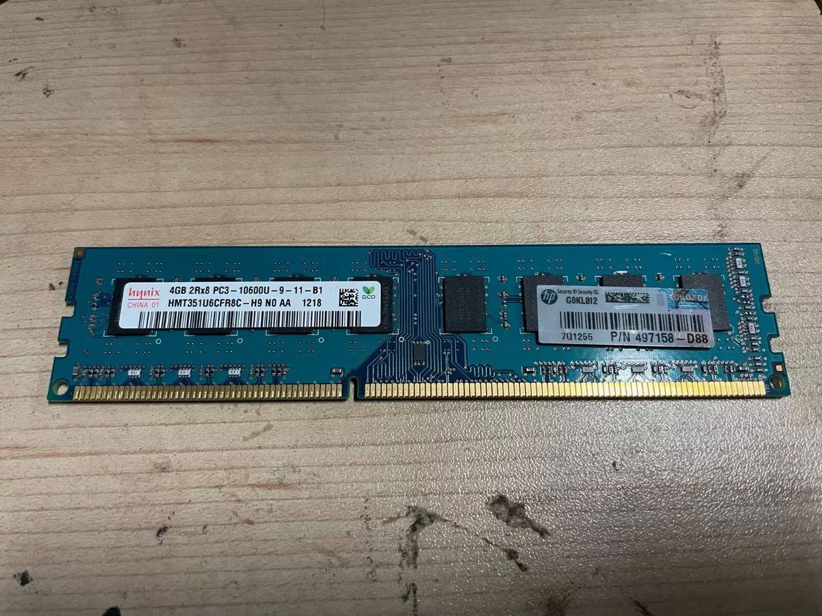 SK Hynix PC3 10600U DDR3 4GB Memory Module HMT351U6CFR8C H9 N0 AA