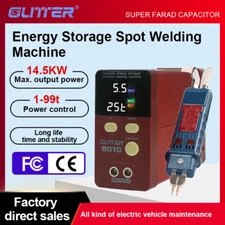 801D Energy Storage Precision Pulse Battery Spot Welding Machine 14.5KW 0.3mm