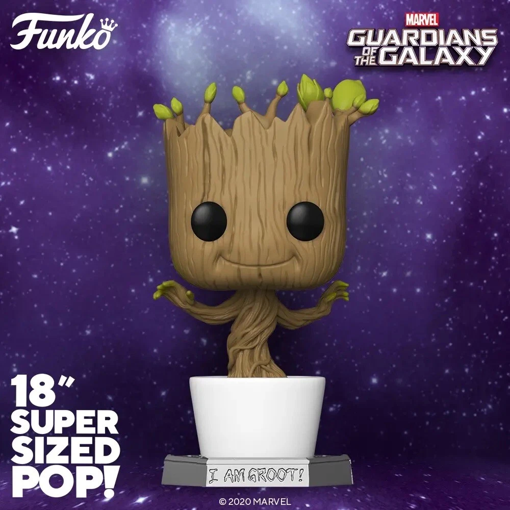 FIGURINE FUNKO POP SUPERSIZED 45 CM GROOT DANSANT LES GARDIENS DE LA  GALAXIE 001