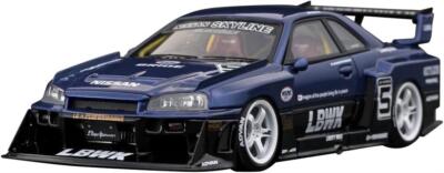 イグニッション　1/43　LB-ER34 Super Silhouette ignition model 1/43 LB-ER34 Super Silhouette SKYLINE Blue/Black
