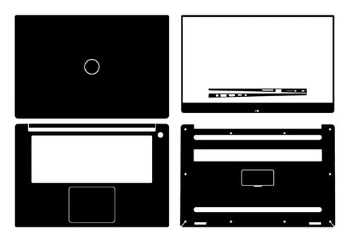 Laptop Carbon fiber Sticker Skin Cover Protector for Dell XPS 15-9570 15.6-inch