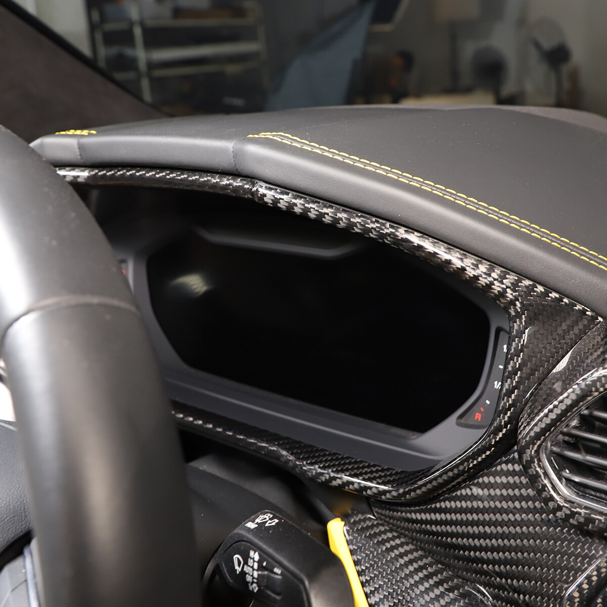 Real Carbon Fiber Dashboard Instrument Trim For Lamborghini URUS 2018-2023 US