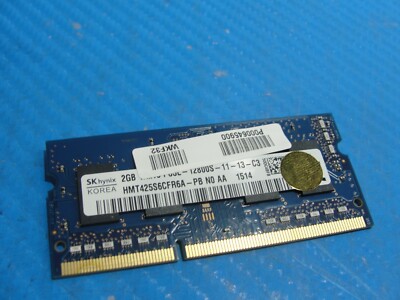 Toshiba E45W SK hynix 2GB 1Rx16 SO-DIMM Memory RAM PC3L-12800S HMT425S6CFR6A-PB