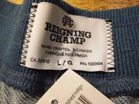 Reigning Champ Shorts, L, With Tags Reigning Champ Shorts, L, With Tags