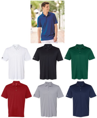 ADIDAS Mens Dri Fit UPF 30 Performance Golf Sport Shirts Size S-4XL NEW A230