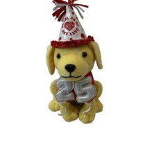Raising Cane's Limited Edition Pup Plush 25th Birthday 2022 Dog 9" Stuffed Toy