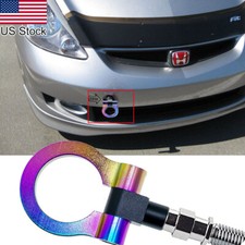 NEO JDM Sport Track Racing Style Folding Tow Hook Ring For Honda FIT 2009-2013