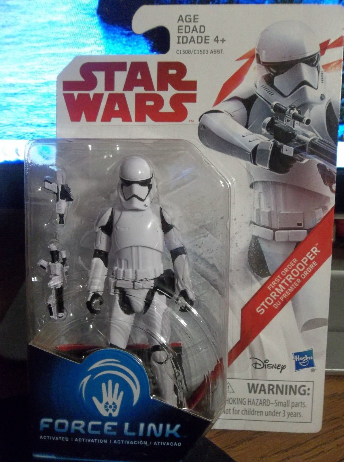 Star Wars Force Link The Last Jedi First Order Stormtrooper 3.75" BRAND NEW!