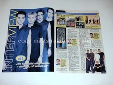 A1 Ben Adams Paul Marazzi Ingebrigtsen Read Courtney Love clippings Germany