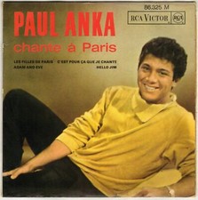 PAUL ANKA "HELLO JIM" EP 1963 RCA VICTOR 86.325