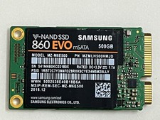 Samsung MZ-M6E500 860 EVO mSATA 500GB Solid State Drive For HP Lenovo Laptop PC