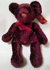 Russ Bears from the Past Burgundy Bear Serenade Plush 11" with Tags Purple