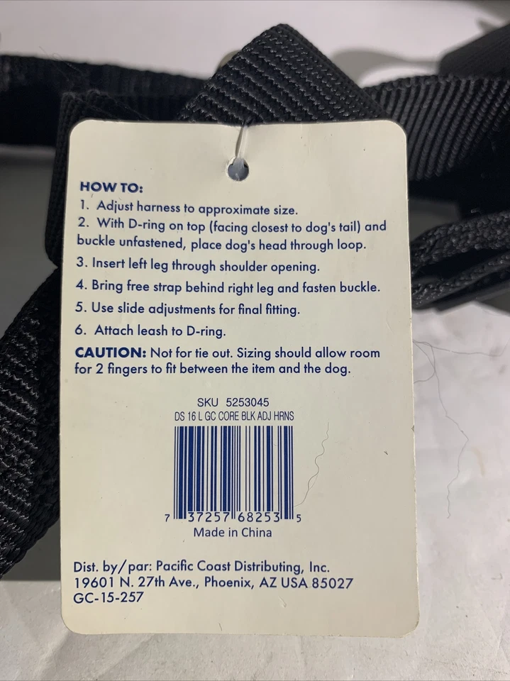 "Arnés para perros grandes Great Choice 28-36"" circunferencia" Foto 3 de 3