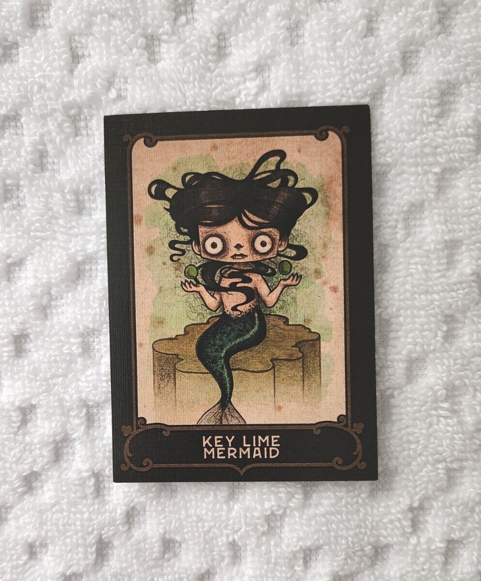 Gideon's Bakehouse Trading Card, Key Lime Mermaid, #3, Wave 1